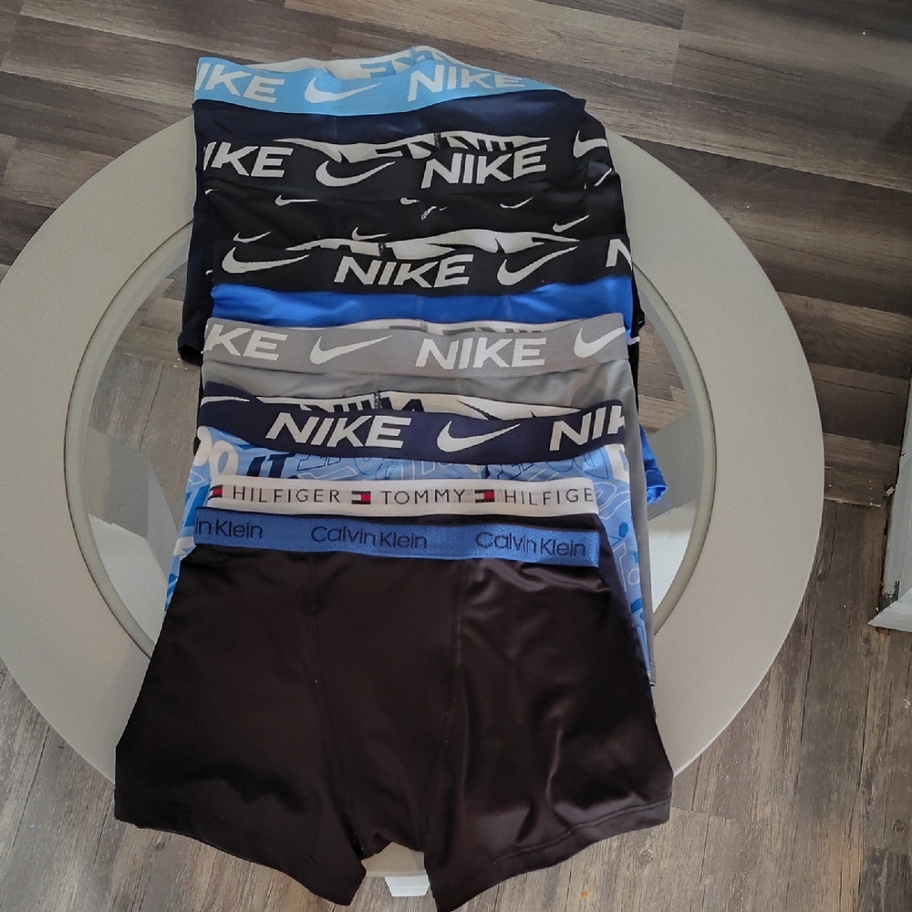 Youth Boys Nike Tommy Hilfiger Calvin Klein Lot Of 7 Boxer Briefs